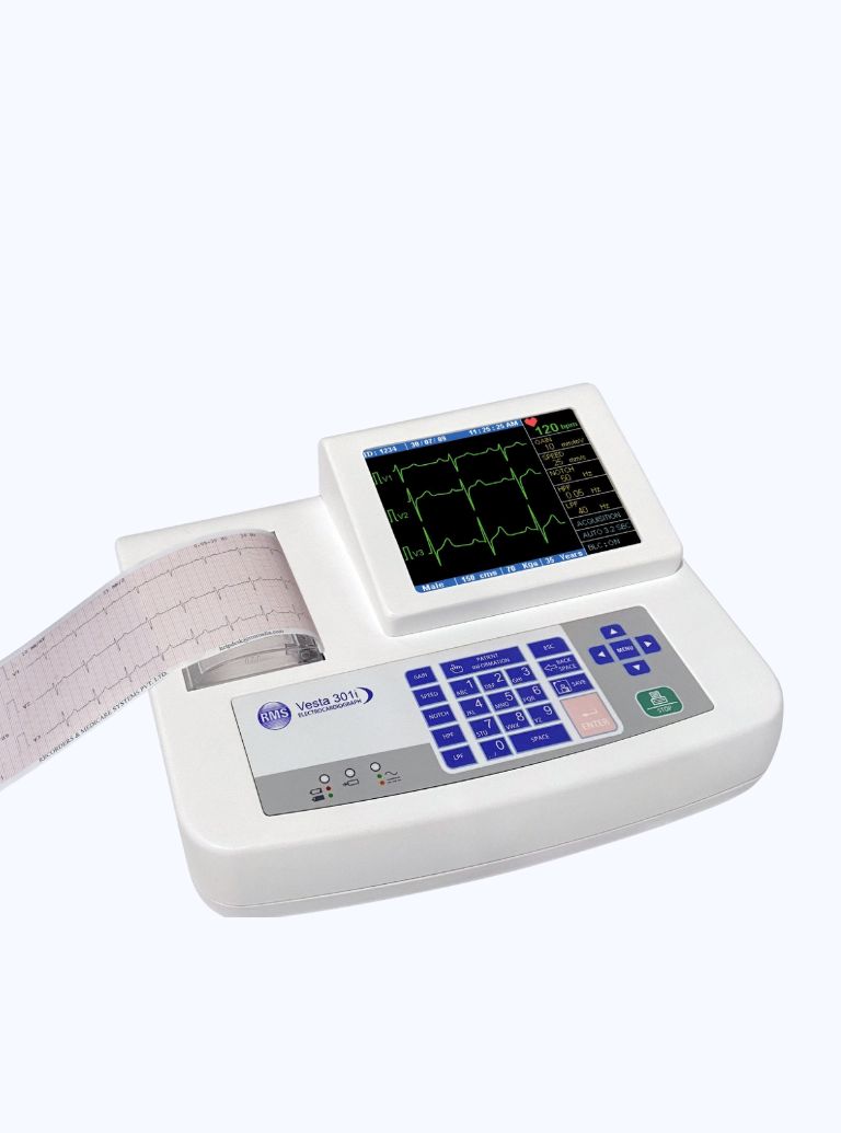 3 Channel ECG Machine